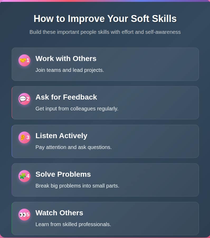Ways to Improve Soft Skills