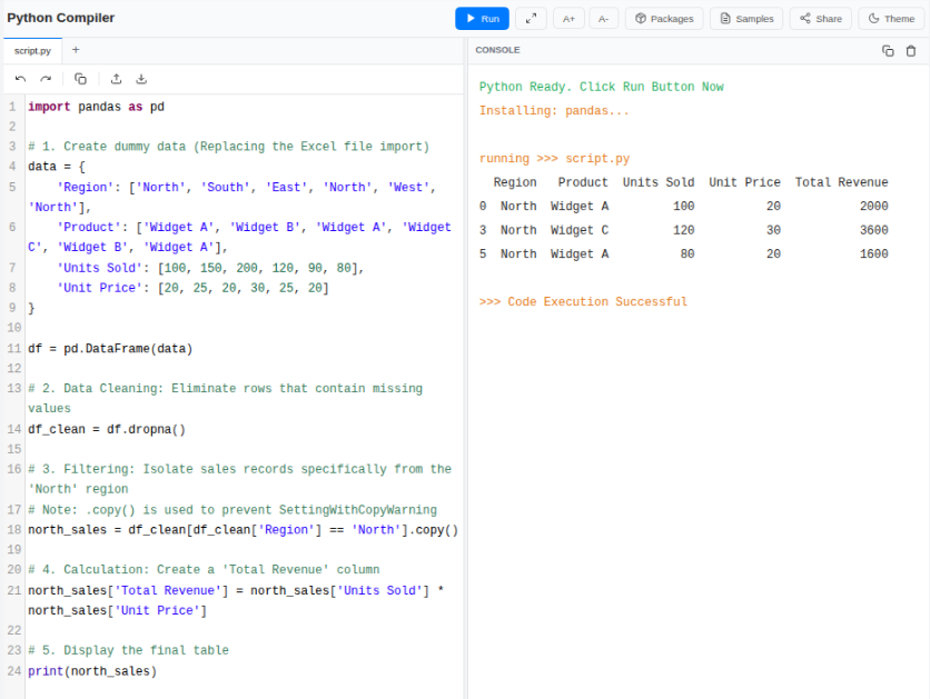 Applying Headers and Fonts Output