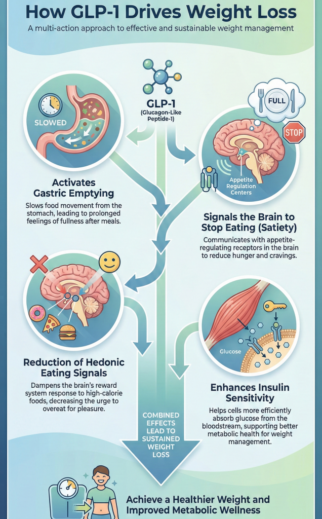 How GLP-1 Drives Weight Loss