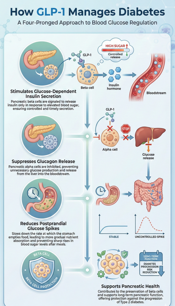 How GLP-1 Manages Diabetes