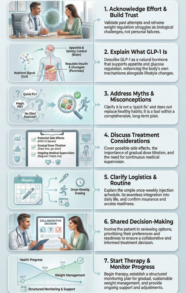 How to Introduce a Patient to GLP-1 Therapy