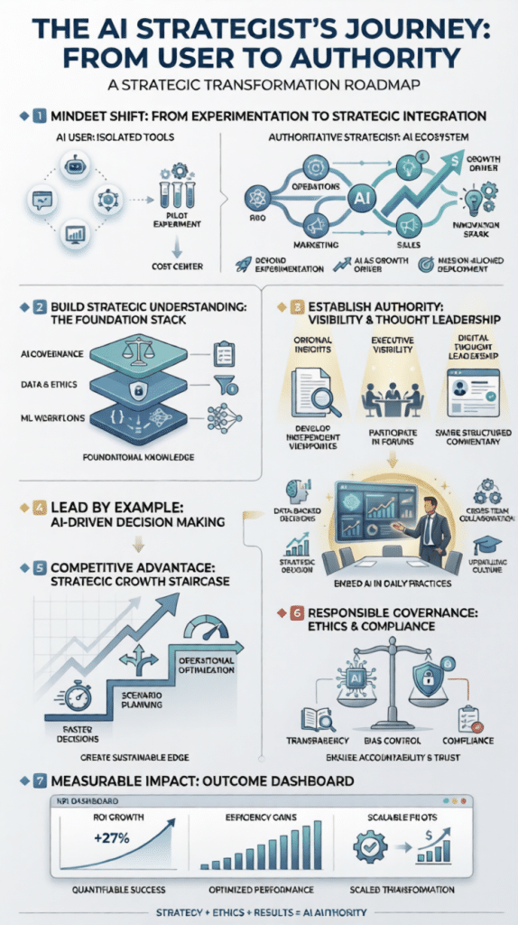 Transitioning from an AI User to an Authoritative AI Strategist