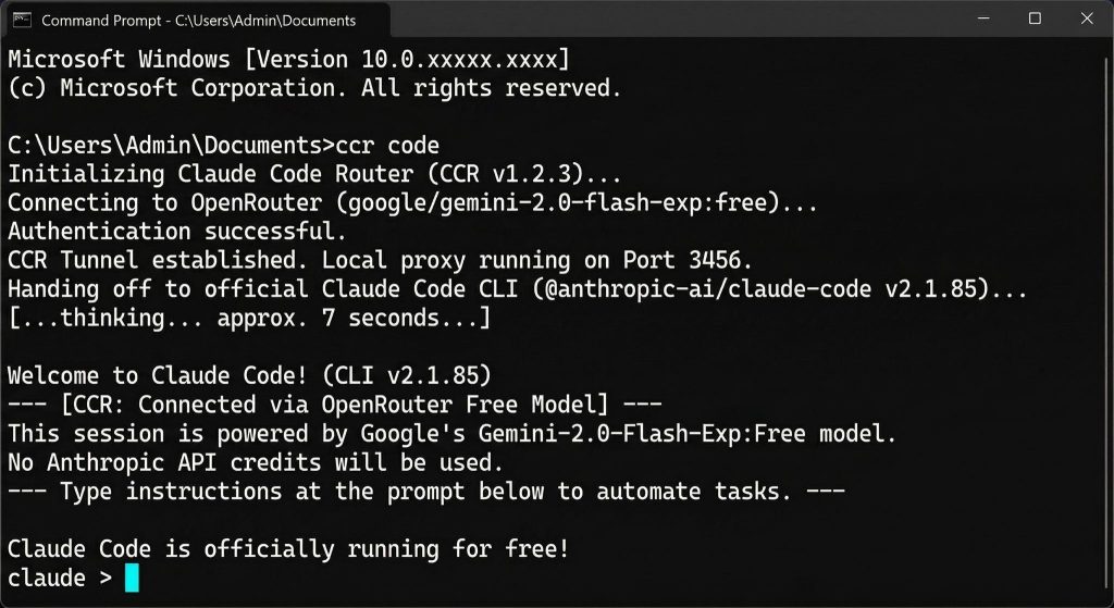 Claude Code for free