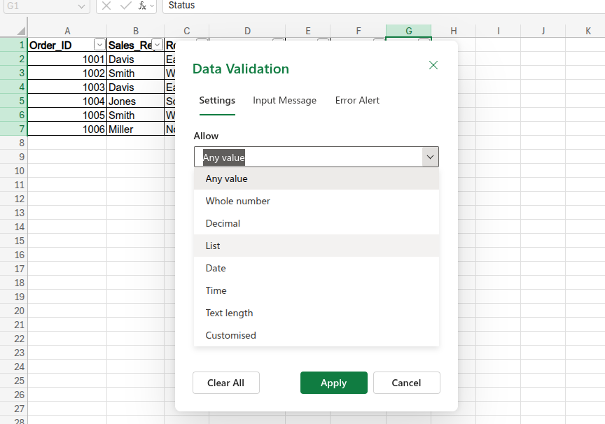 Secure Data Integrity data Validation