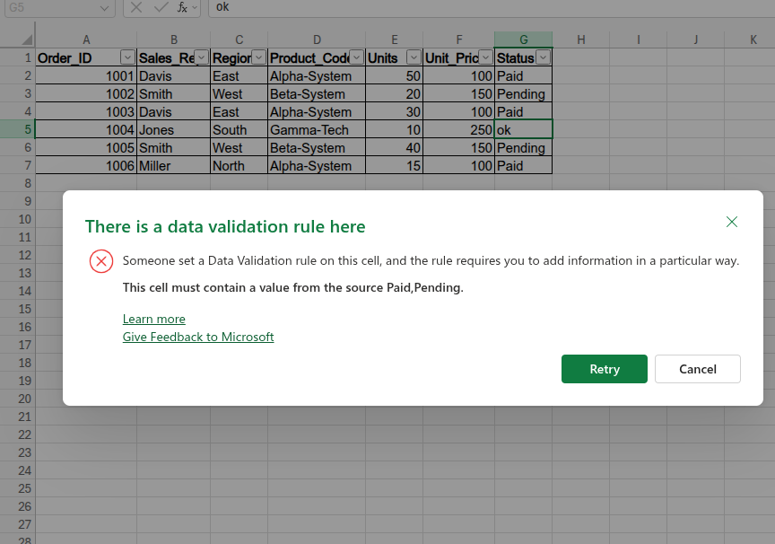 Secure Data Integrity output