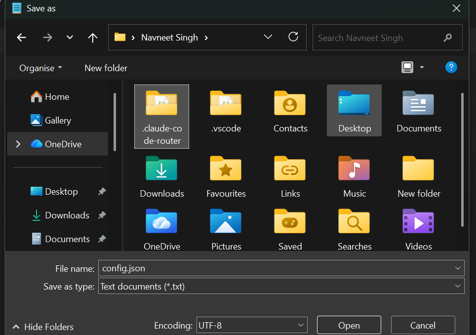 .claude-code-router folder
