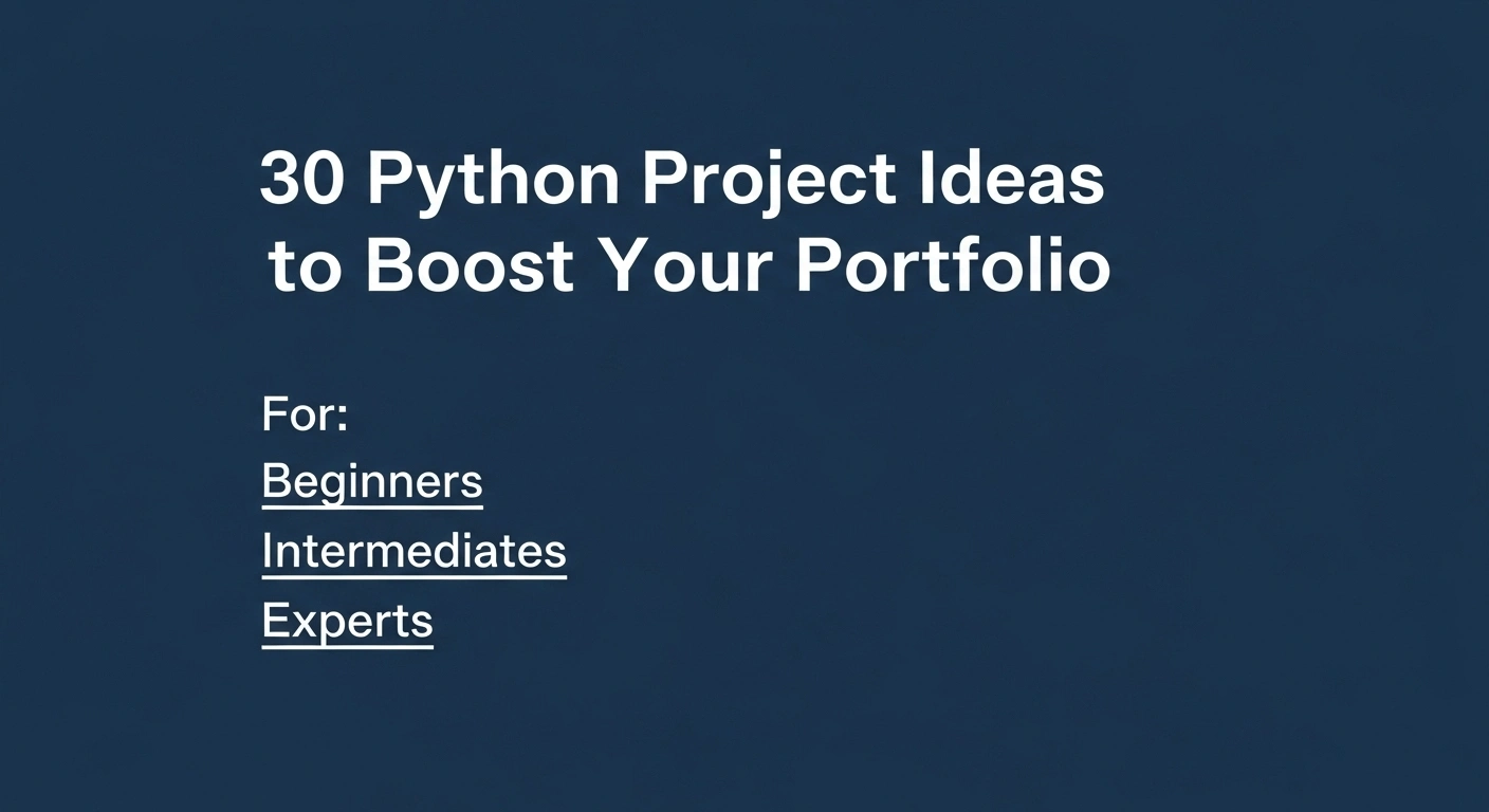 Python Project Ideas