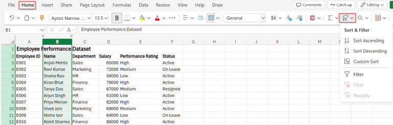 How to Sort Data in Excel: Easy Sorting Tips & Tricks