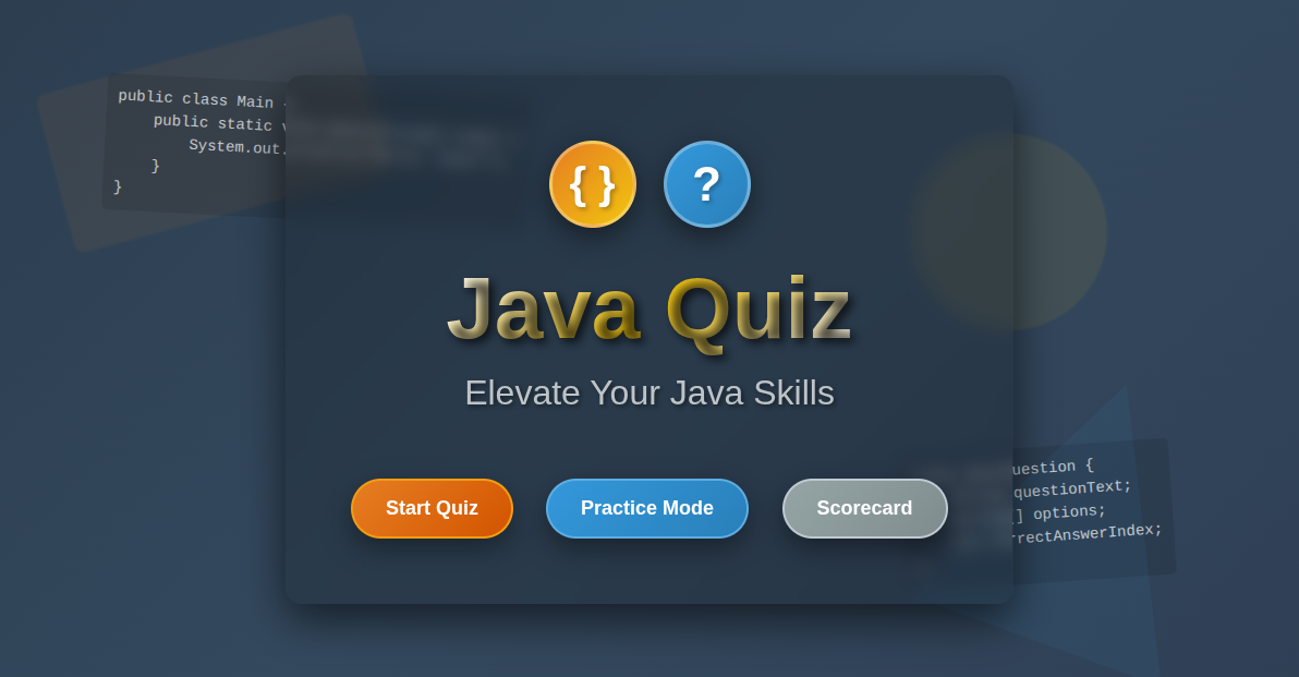 Java Quiz