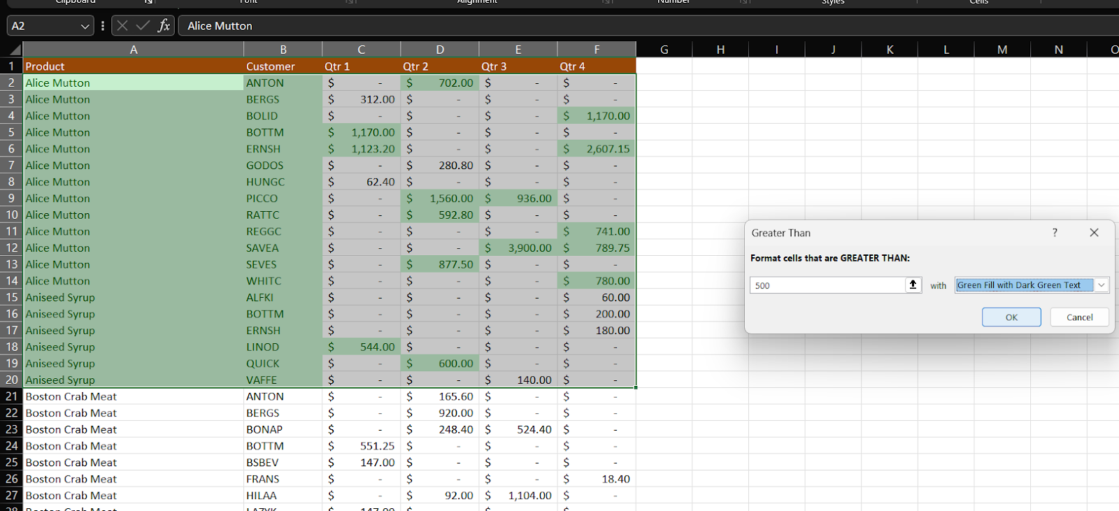 How to Use Conditional Formatting in Excel