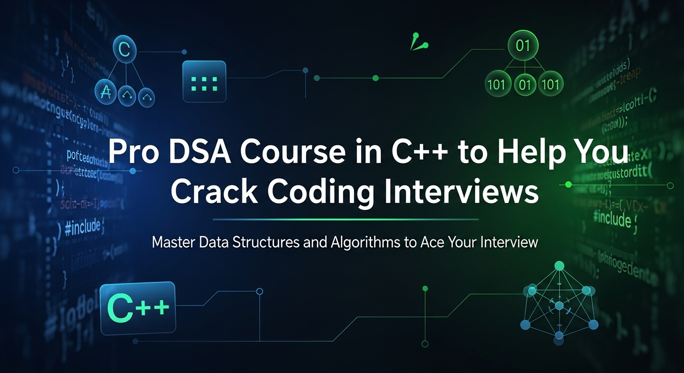 Great Learning Academy Data Structures and Algorithms with C++ Course