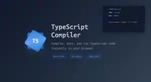 Online Typescript Compiler