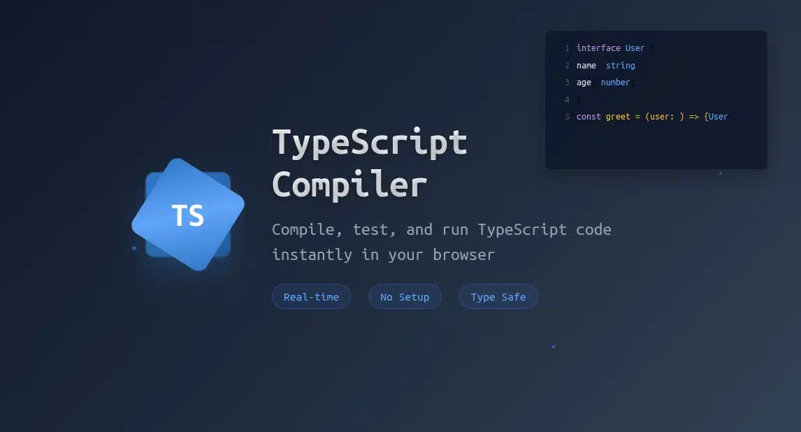 Online Typescript Compiler
