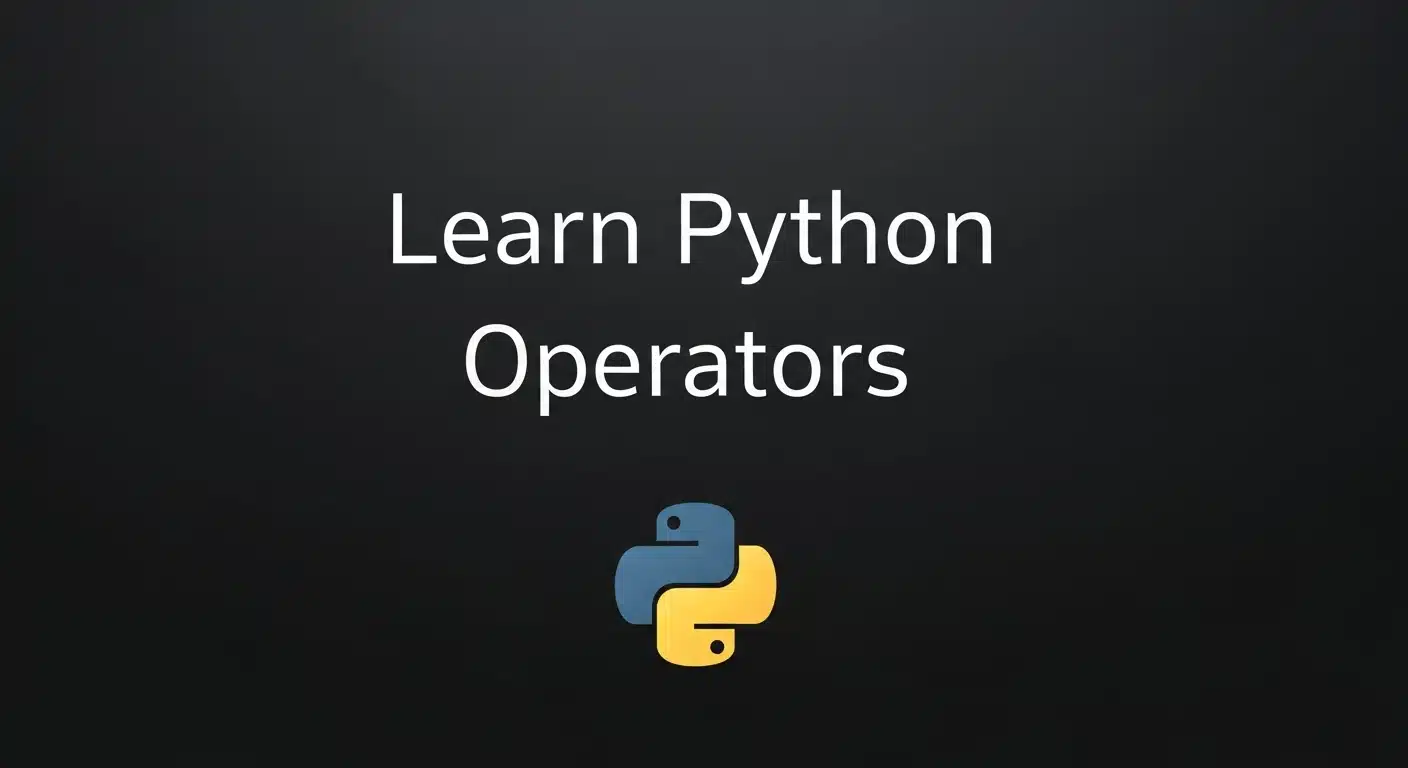 Learn Python Operators