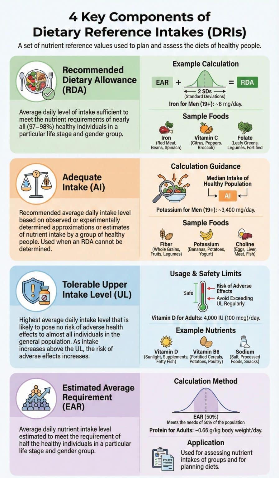 Reference Intake Concise How To Create A Diet Plan Using Dietary Reference Intakes