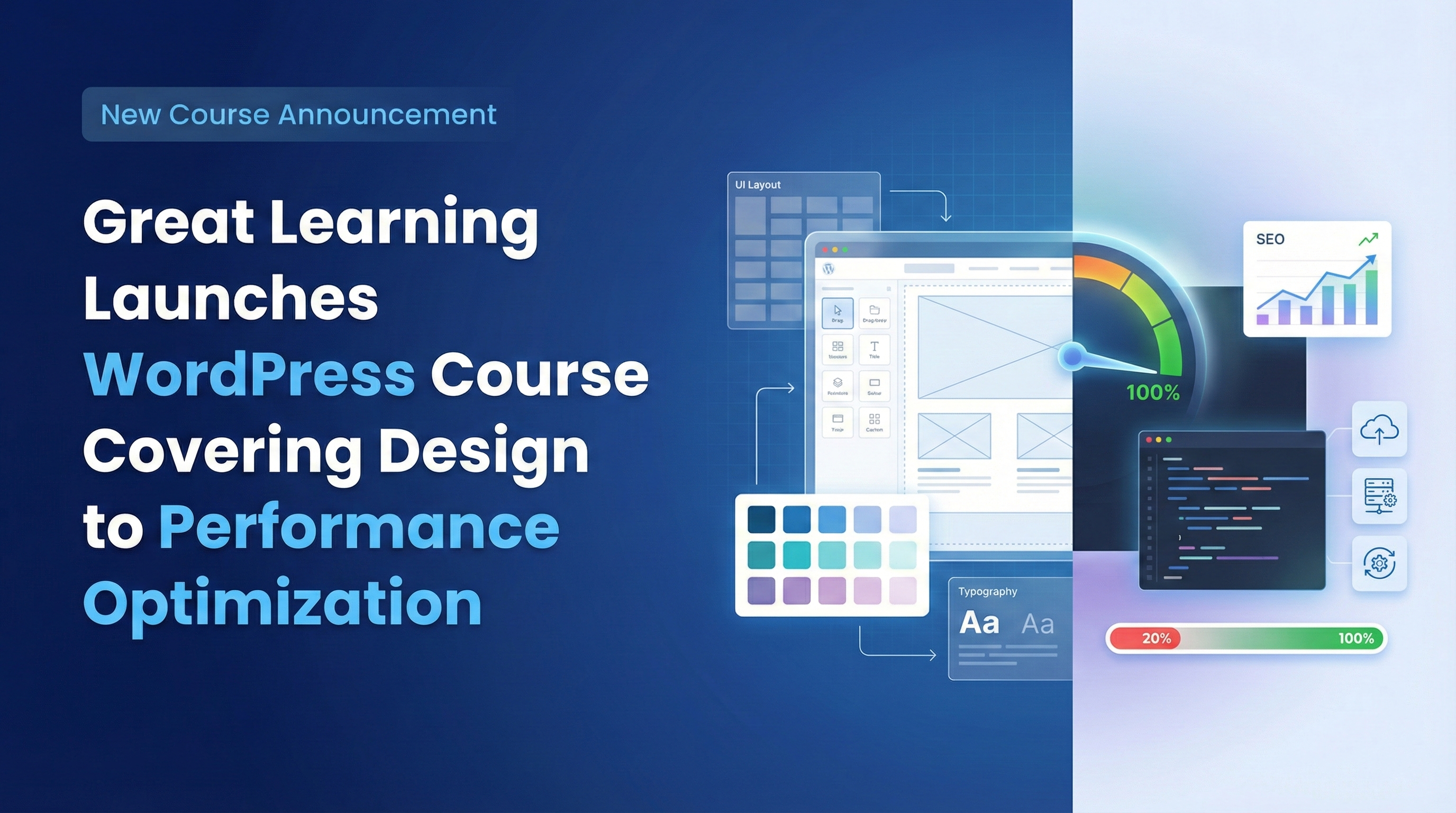 Great Learning Launches Comprehensive WordPress Course Covering Design to Performance Optimization