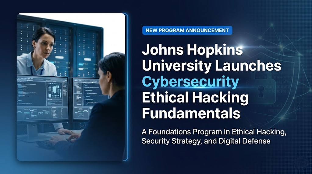 Johns Hopkins University Launches Cybersecurity Ethical Hacking Fundamentals