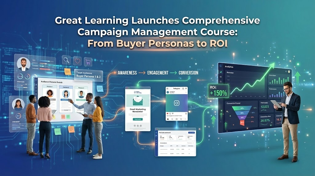 Great Learning Launches Comprehensive Campaign Management Course: From Buyer Personas to ROI