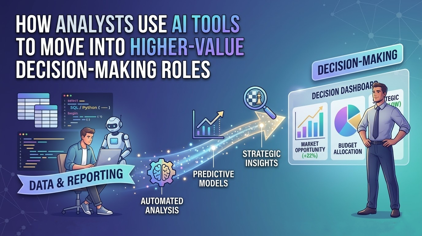 How analysts use AI tools to move into higher value decision making roles