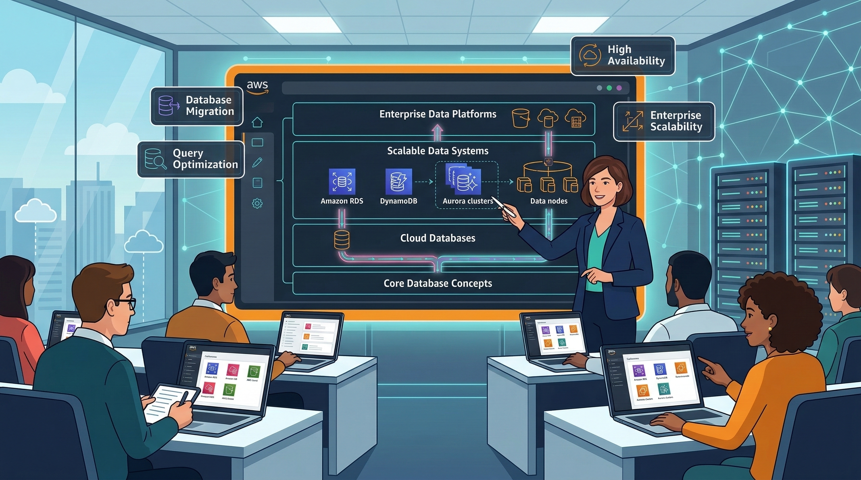 Great Learning Rolls Out New AWS Database Course Covering Core to Enterprise Skills