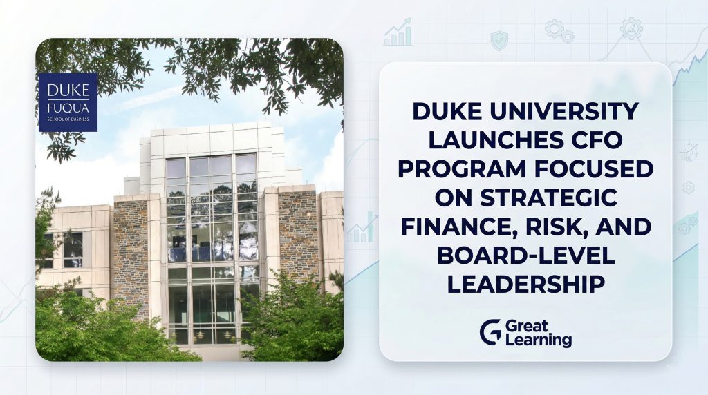 Duke Business Program Duke University Launches CFO Program Focused on Strategic Finance, Risk ...