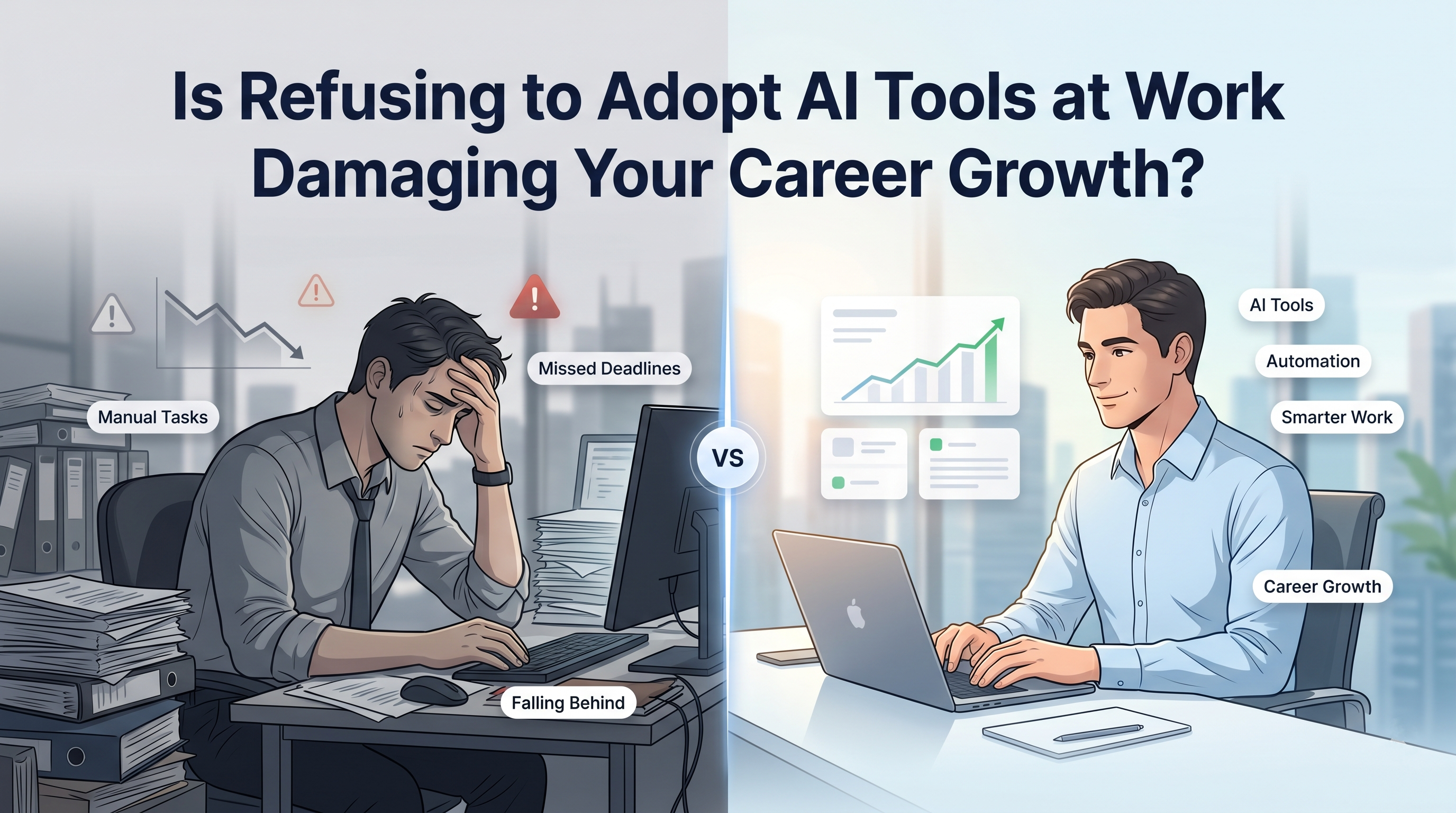 Is Refusing to Adopt AI Tools at Work Damaging Your Career Growth?