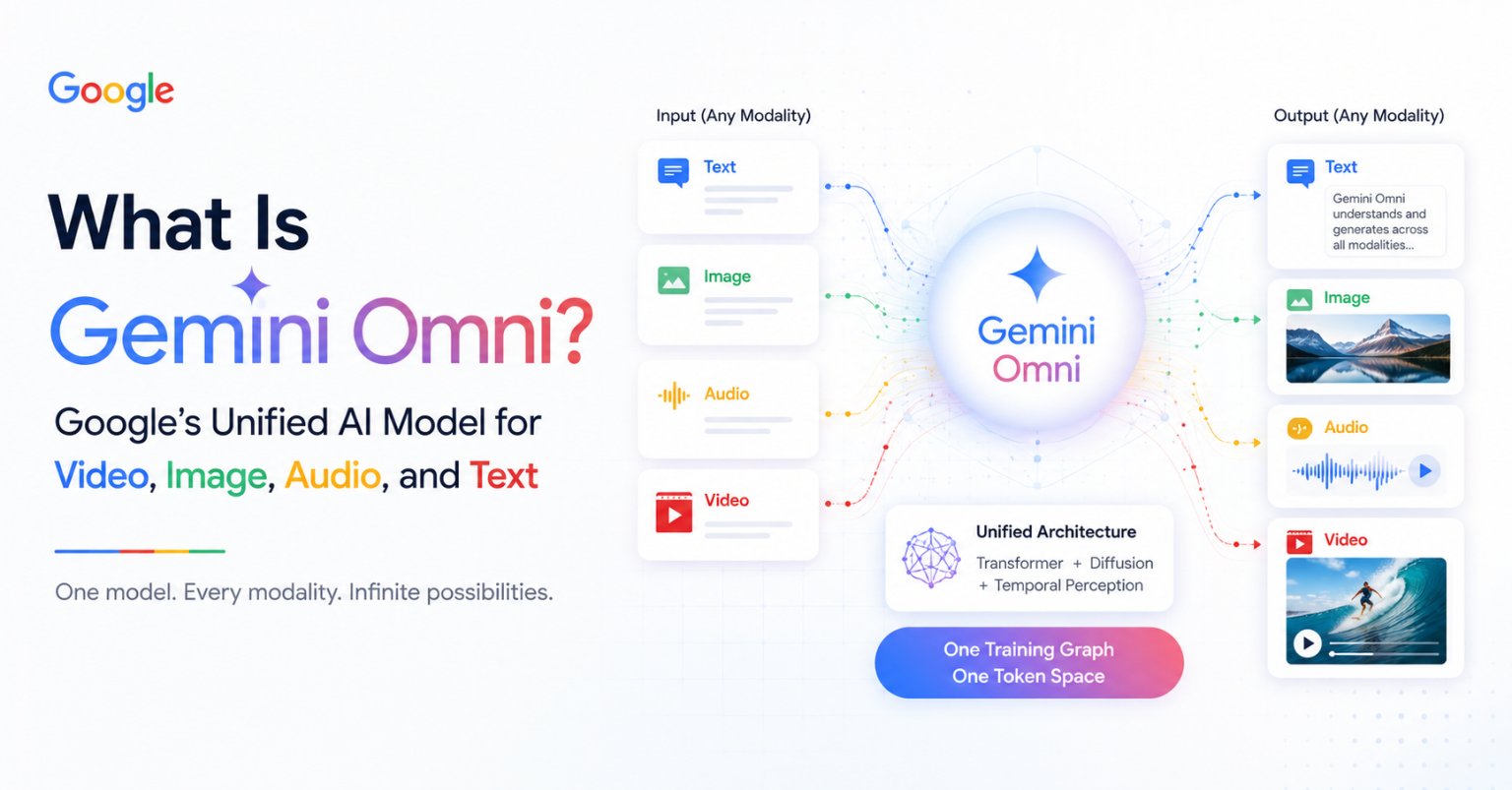 What Is Gemini Omni? Google’s Unified AI Model for Video, Image, Audio ...