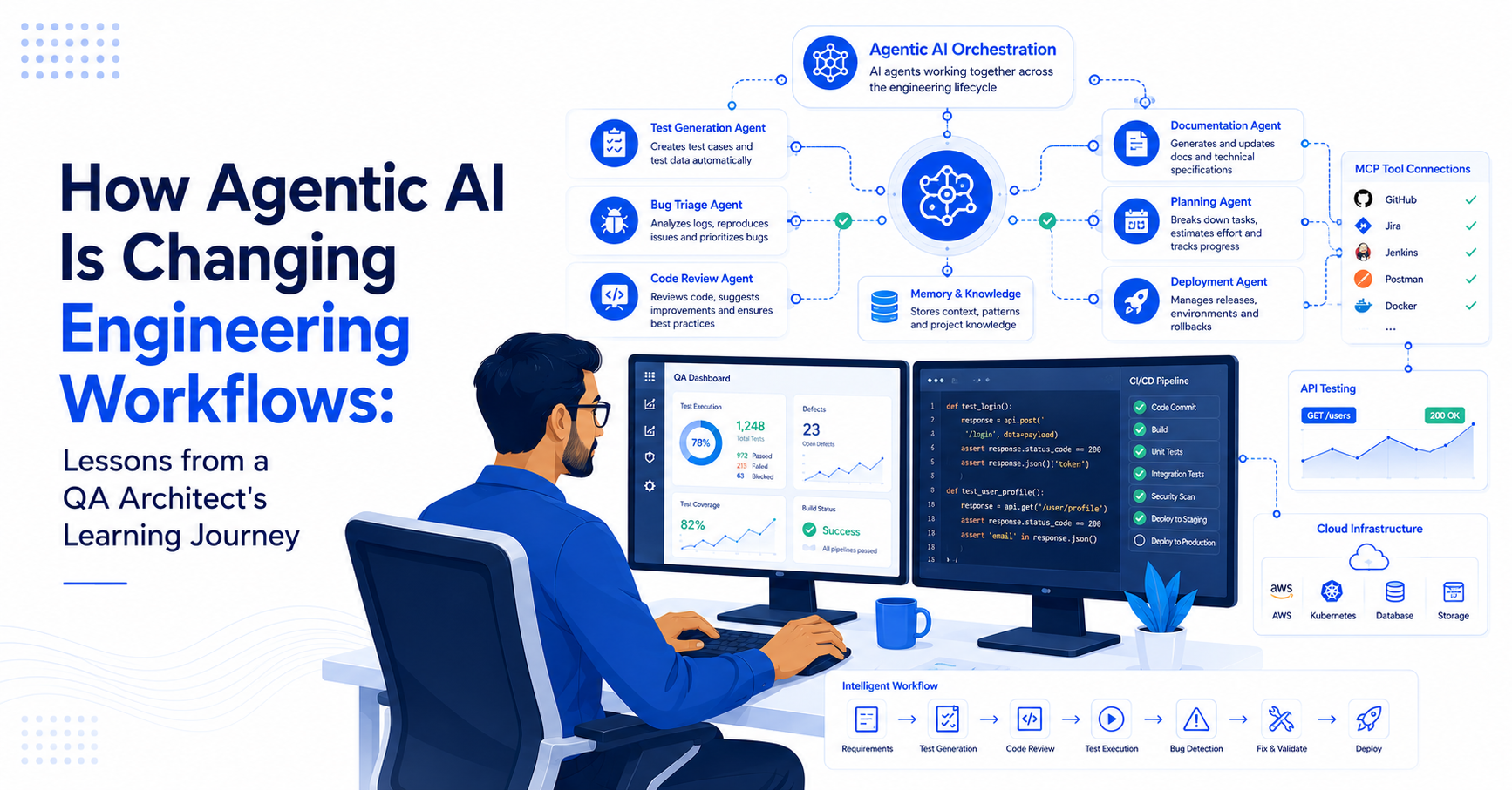 Rakesh Arrepu, Oracle QA Architect, sharing his Agentic AI learning journey.