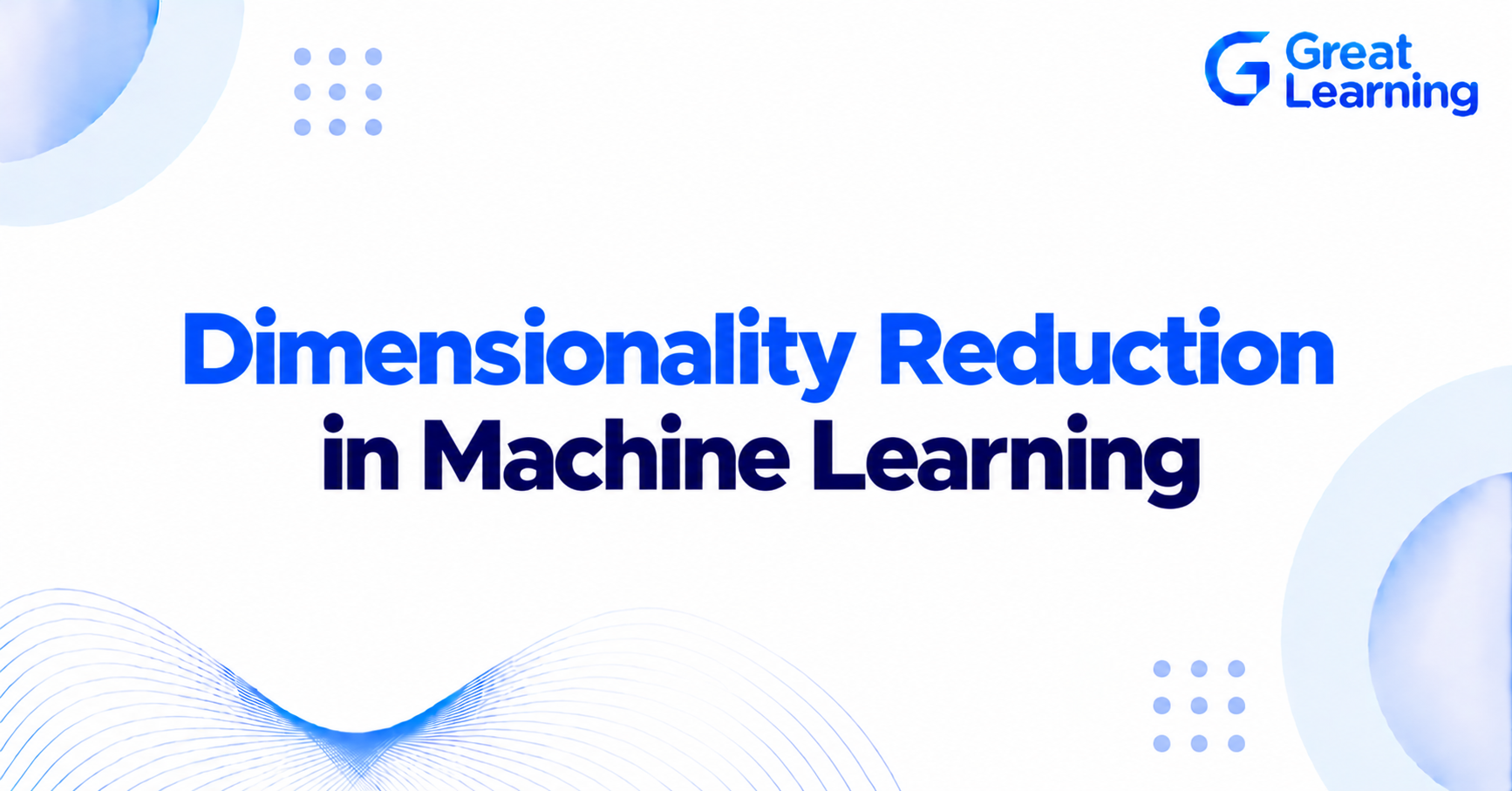 Dimensionality reduction in machine learning showing high-dimensional data mapped to a lower-dimensional representation