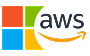 microsoft and aws certificates icon
